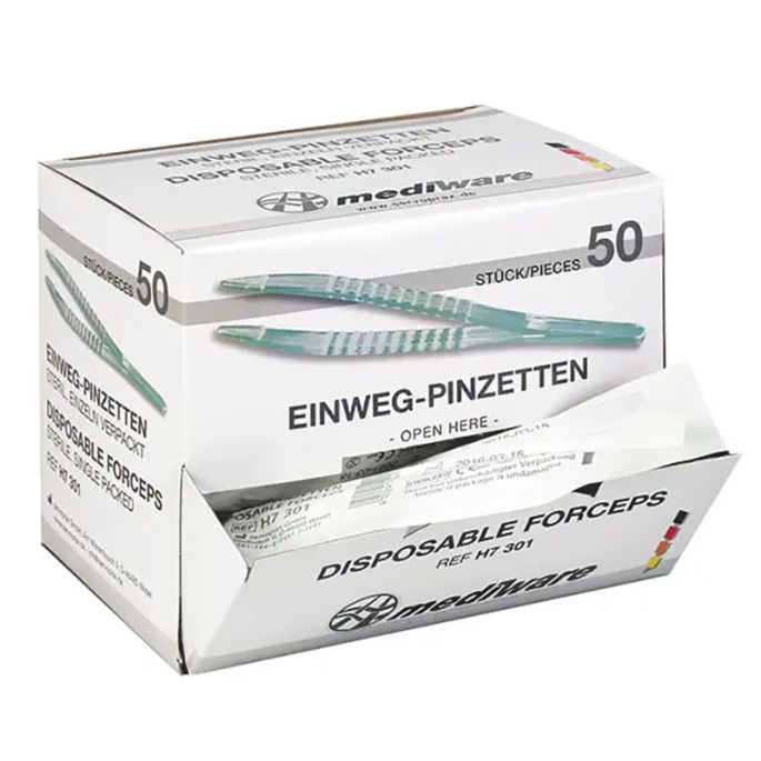 Mediware disposable pincetten steriel, 50 stuks