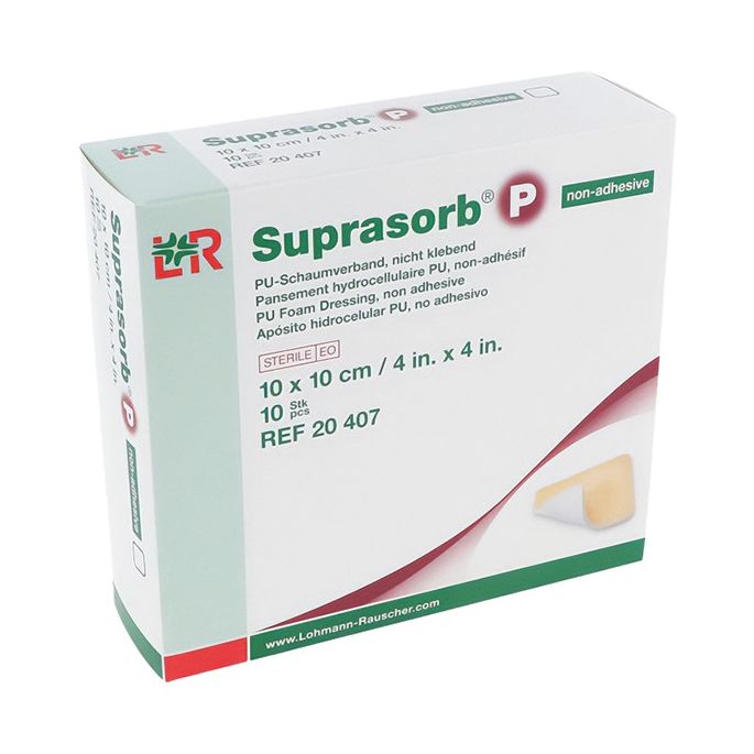 Suprasorb P non-adhesive schuimverband
