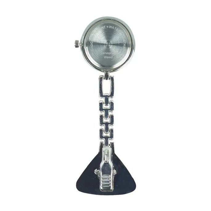 Zusterhorloge met clip en ketting