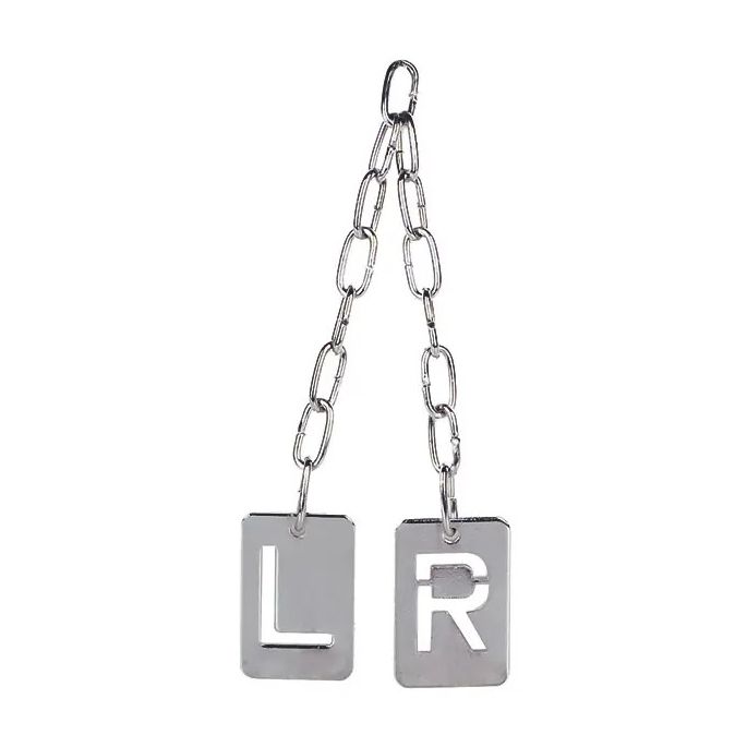 Röntgen-metaaltekenset met ketting