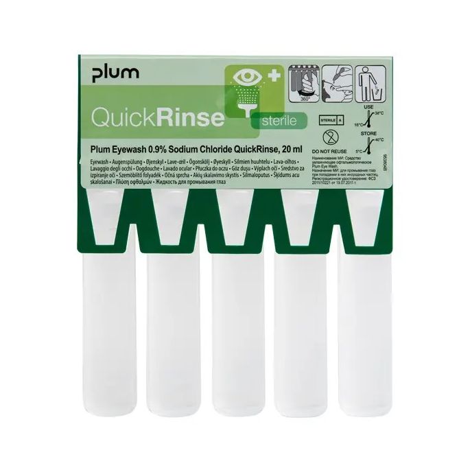  5 oogspoelampullen à 20 ml