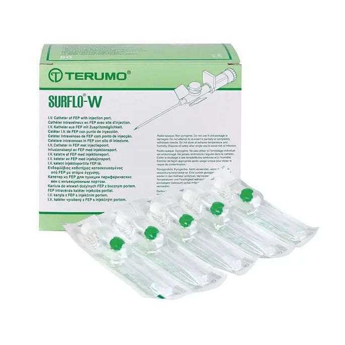 Terumo Surflo W veneuze canule 18G