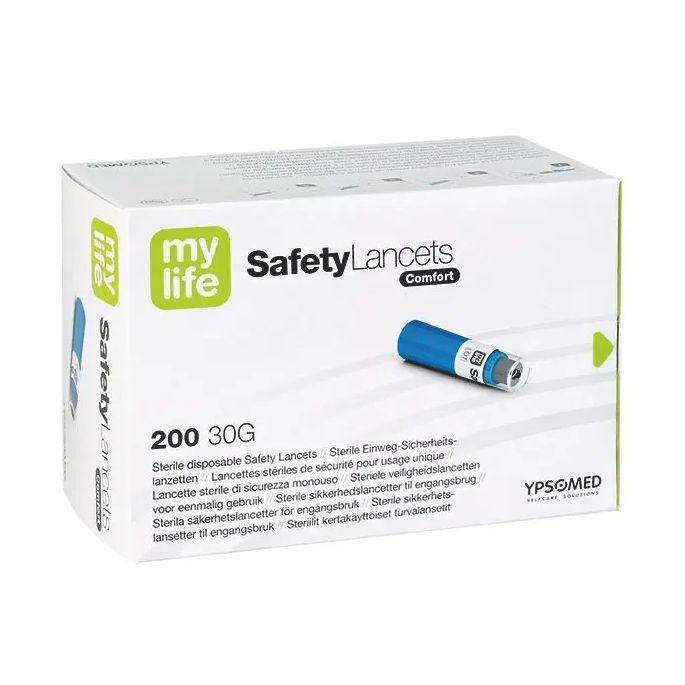 Mylife Safety Lancets Comfort, 30G, 200 stuks