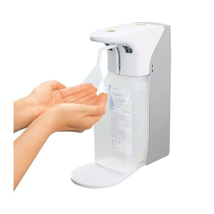 Sensor zeep-/desinfectiemiddeldispenser voor flessen 500/1000 ml