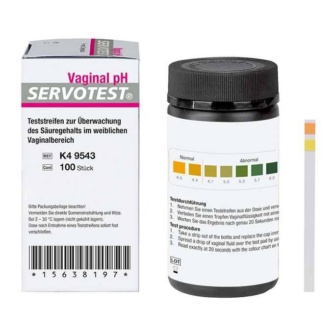 Servotest vaginale pH-teststrips