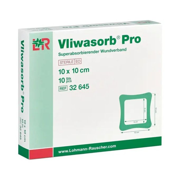 Vliwasorb Pro wondbedekking