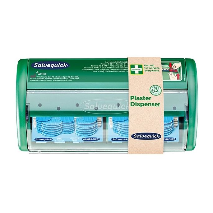 Salvequick pleisterdispenser Blue Detectable