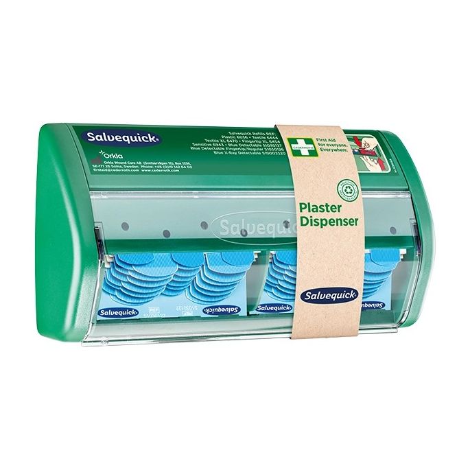 Salvequick pleisterdispenser Blue Detectable