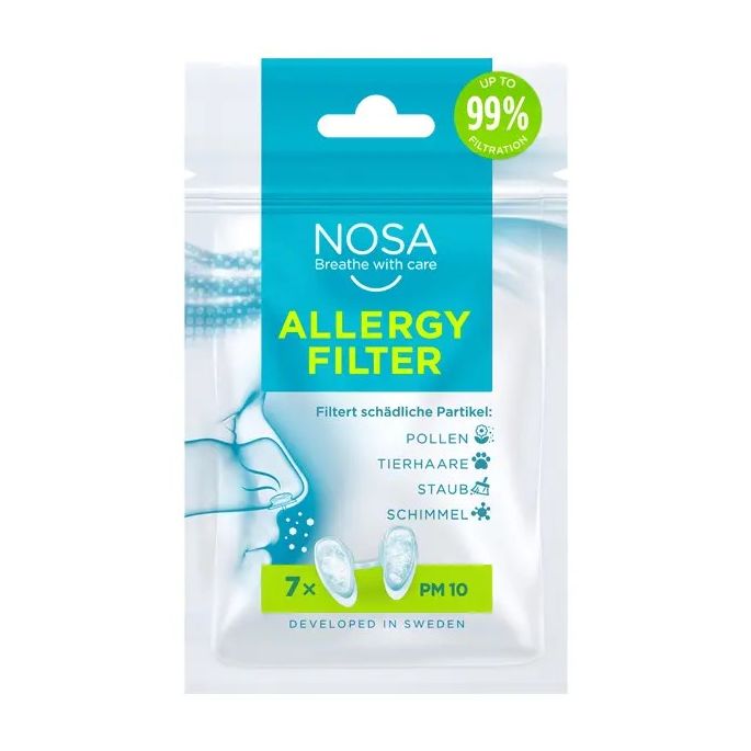 NOSA allergiefilter voor neus, 7 stuks