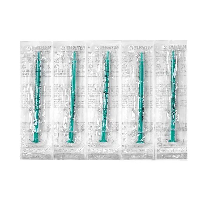 B. Braun Injekt-F Solo fijndosering injectiespuit 1 ml, Luer Solo, zonder naald, 100 stuks
