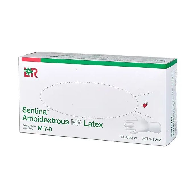 Sentina Anbidextrous NP latex-handschoenen
