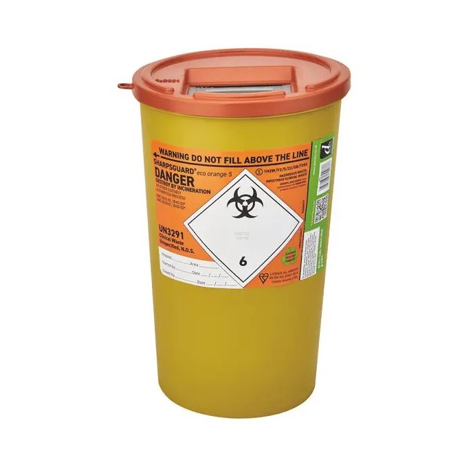 Sharpsguard veiligheidscontainer