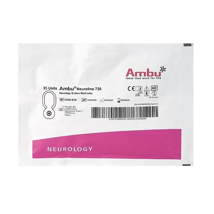 Neuroline natgel-elektroden voor langdurige registratie