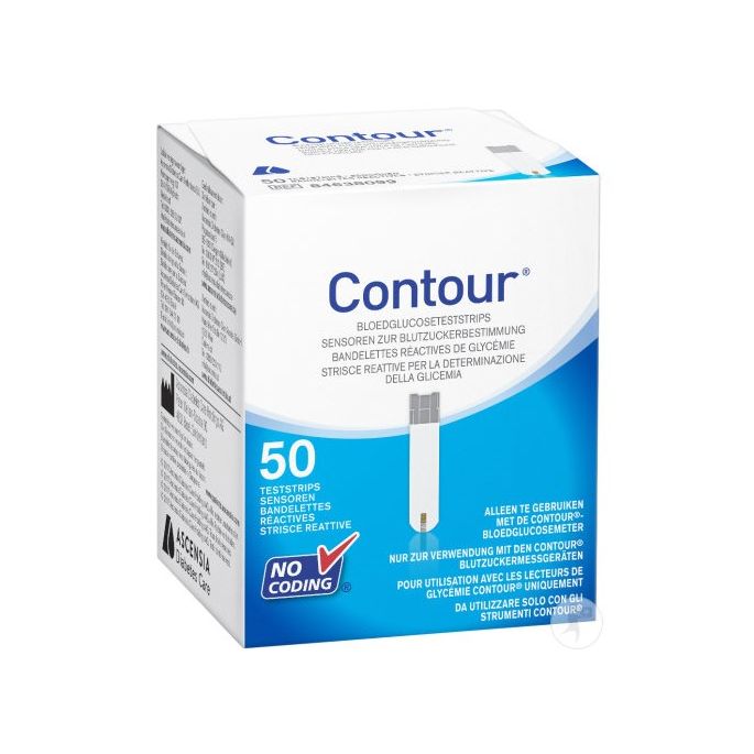 Contour teststrips, 50 stuks