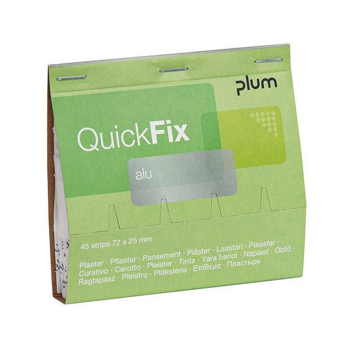  incl. 2 x 45 alu-pleisterstrips