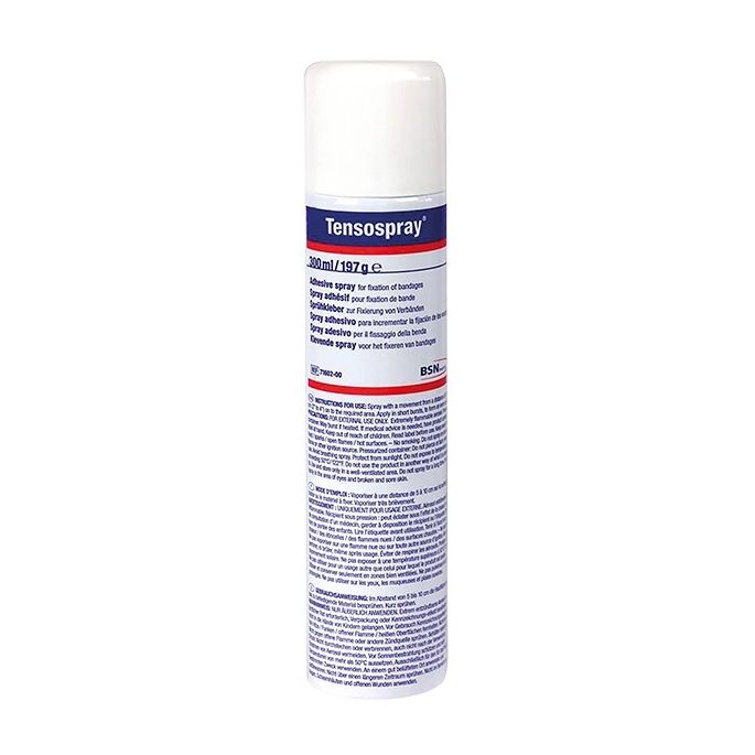 Tensospray huidbeschermende spray voor gebruik onder tape en zwachtels