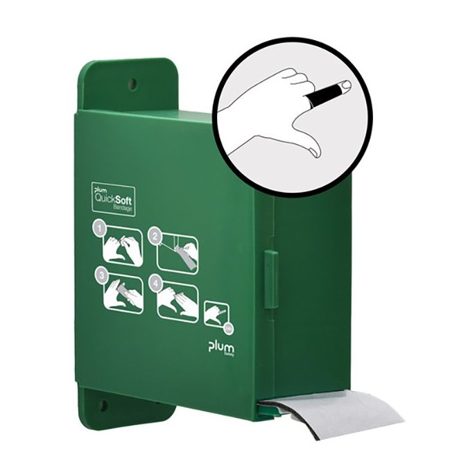 Plum QuickSoft dispenser voor QuickSoft bandages