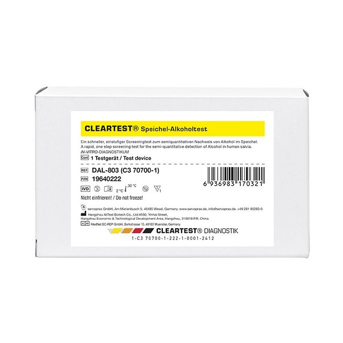 Cleartest speeksel-alcoholtest