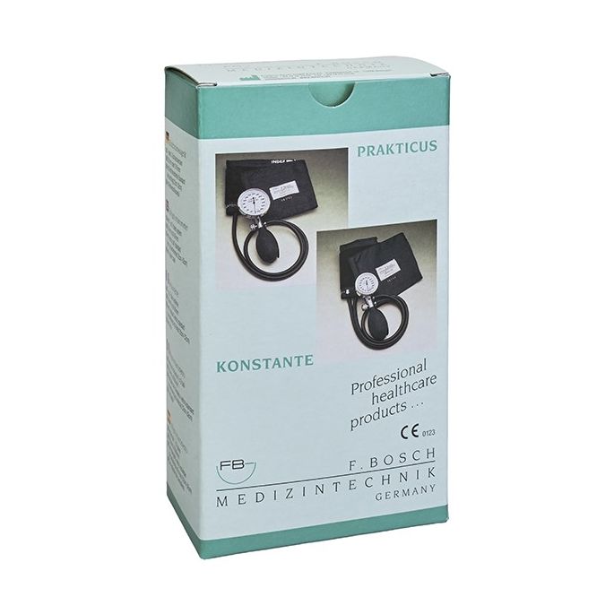 Konstante II bloeddrukmeter Chrome met zwarte klittenbandmanchet