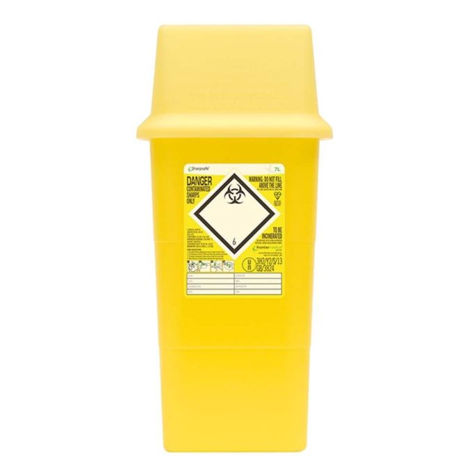 Sharpsafe Naaldencontainer 7 Liter