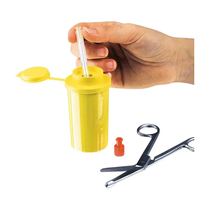 Pocket naaldencontainer 100 ml, 10 stuks