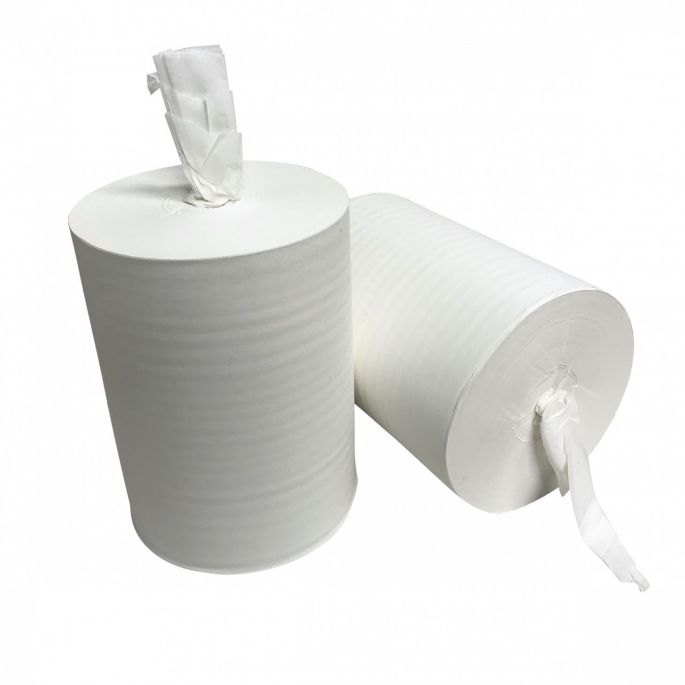 Midi Poetspapier zonder koker Cellulose 1-laags 275 m x 22 cm, 6 rollen