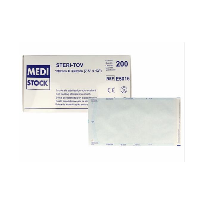 Medistock Self-Seal sterilisatiezakjes, 190 x 330 mm, 200 stuks