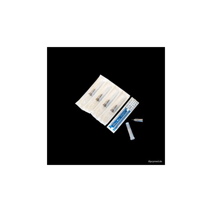KIPIC injectienaald 33G x 4 mm, donkergrijs, steriel Luer-Lock, 100 stuks