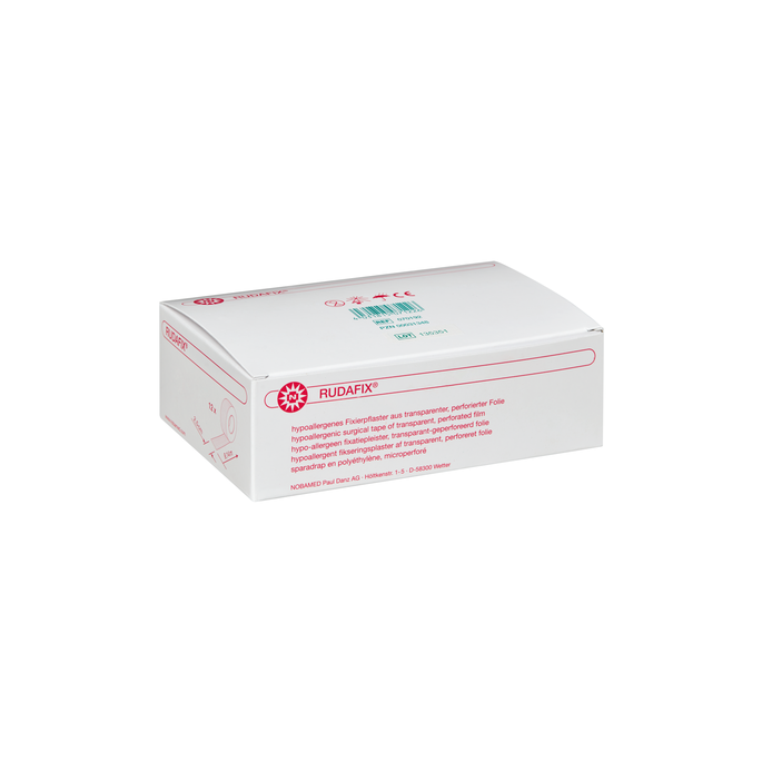 Rudafix Transparante Hechtpleister 2,5 cm x 9,14 m 12 rollen