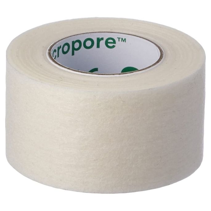 3M Micropore zonder dispenser, 2,5 cm x 9,1 m, per rol