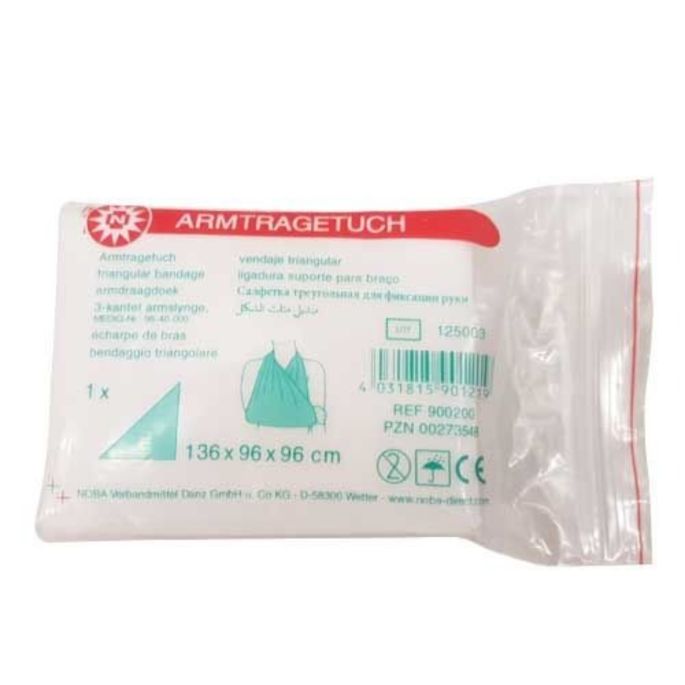 Driekante doeken (mitella) viscose/katoen, per stuk