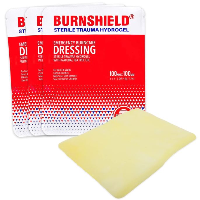 Burnshield steriele kompressen 10 x 10 cm, per stuk