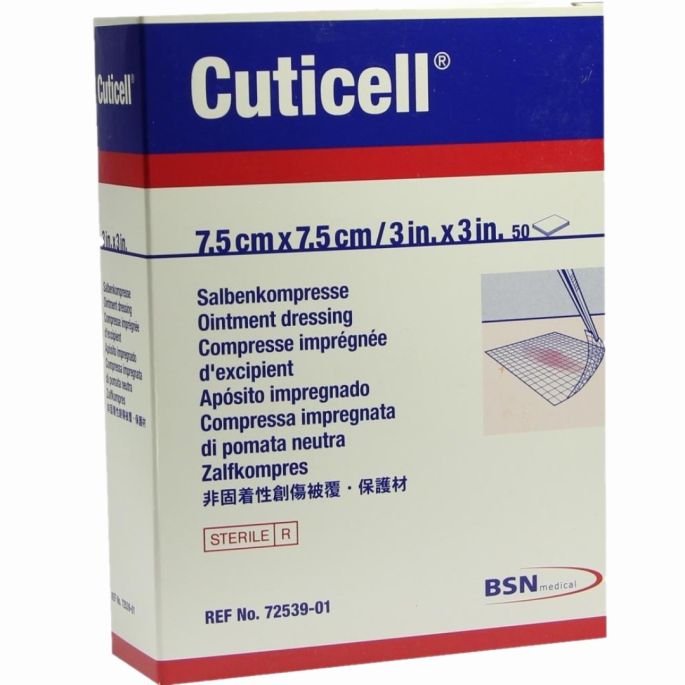 Cuticell Classic zalfgaas 7,5 x 7,5 cm, 10 stuks