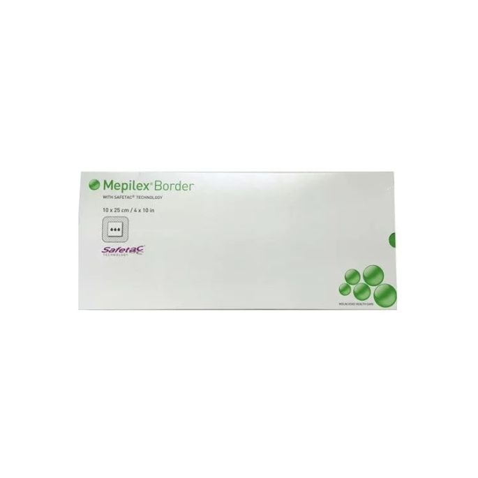 Mepilex Border schuimverband, 10 x 25 cm, 5 x 1 stuk