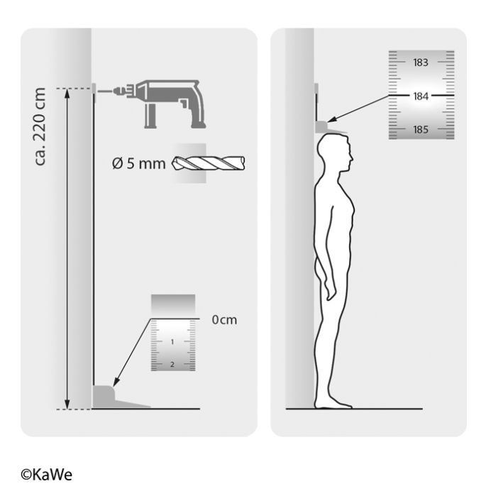 KaWe PERSON-CHECK lengtemeter