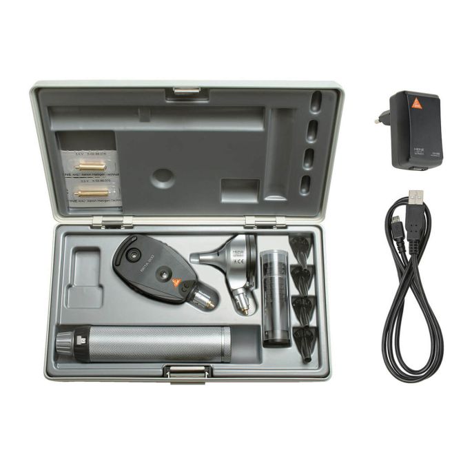 Heine BETA4 USB oplaadbaar handvat met USB-kabel en voeding (3.5V LED)
