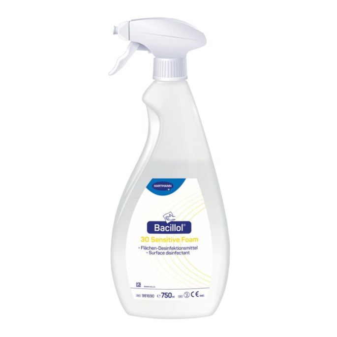 Bacillol 30 Sensitive Foam 750 ml met spraykop