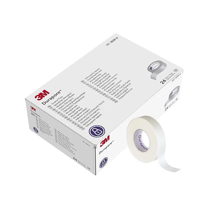 3M Durapore hechtpleister 9,14 m x 1,25 cm, 24 rollen