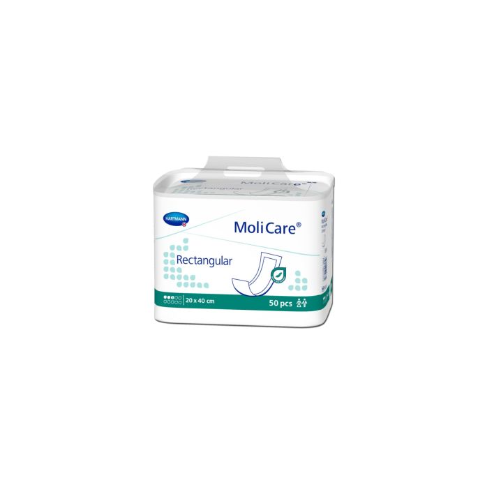 MoliCare Rectangular 3 druppels 20 x 40 cm, 50 stuks