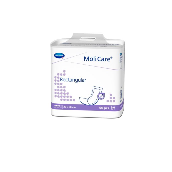 MoliCare Rectangluar 4 druppels 20 x 60 cm, 50 stuks