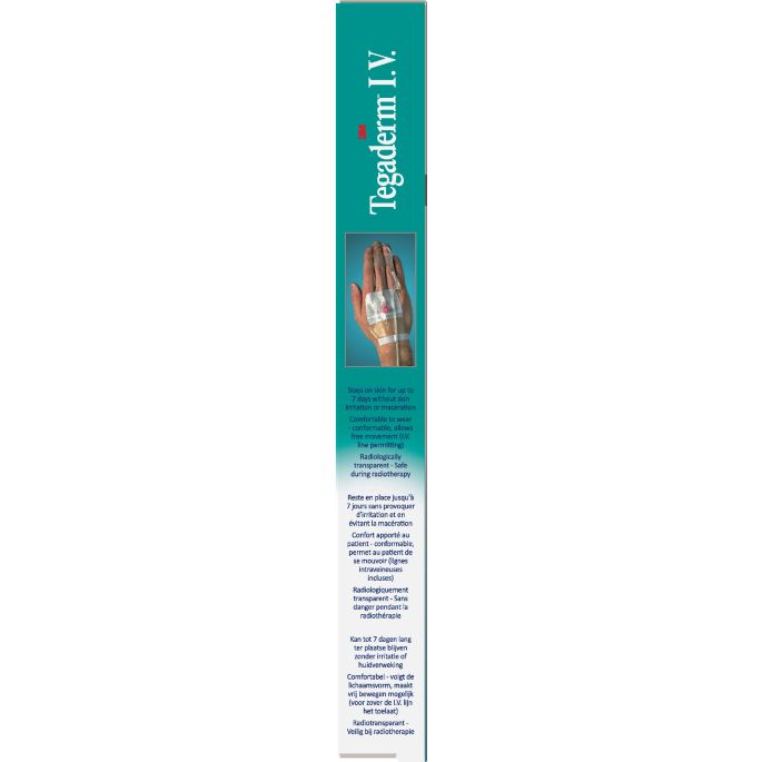 3M Tegaderm I.V. transparante infuuspleister 7 x 8,5 cm, 5 stuks