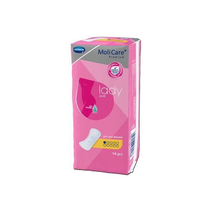MoliCare Premium lady pad, 1 druppel, 14 stuks