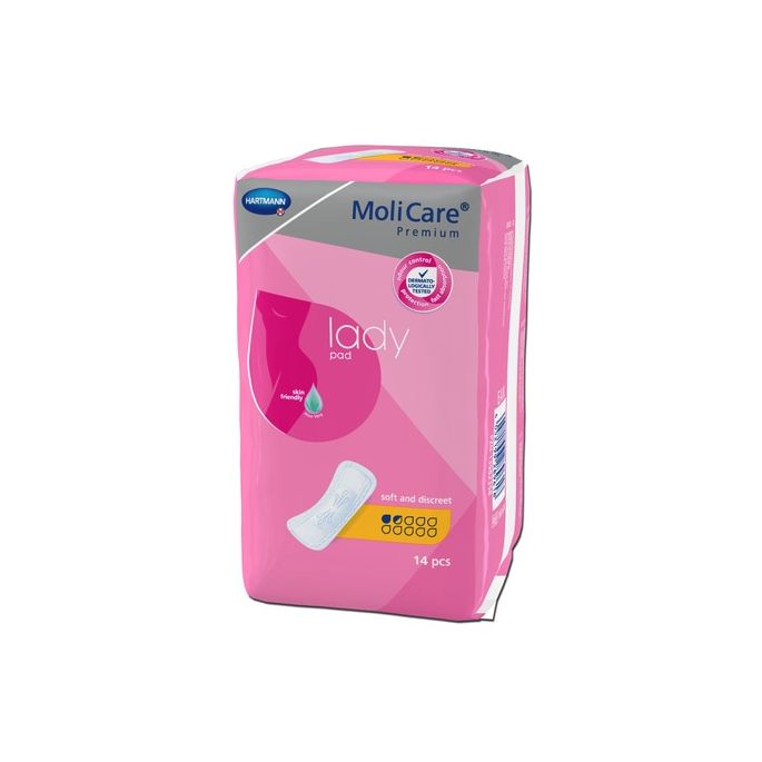 MoliCare Premium lady pad, 1.5 druppels, 14 stuks