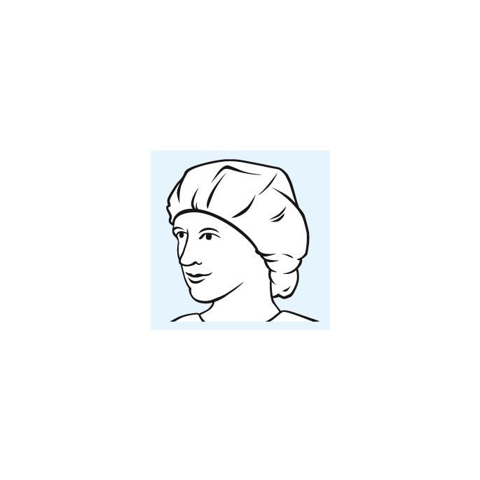 Foliodress cap Comfort Universal wit, 100 stuks