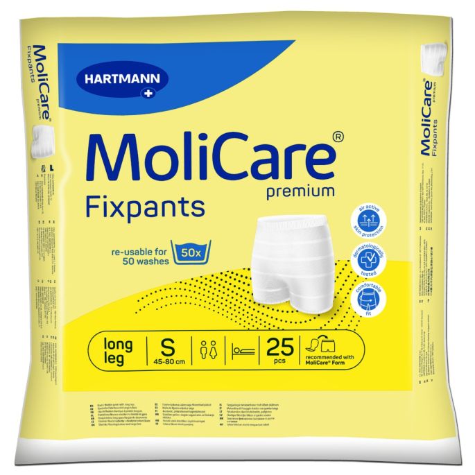 MoliCare Premium Fixpants long leg S, 25 stuks