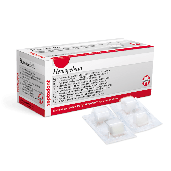 Septodont Hemogelatin hemostatische gelatine sponsjes