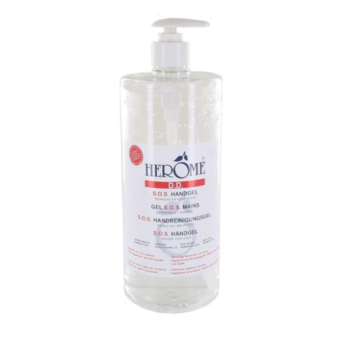 Herôme Direct Desinfect handgel, 1 liter met klepdop