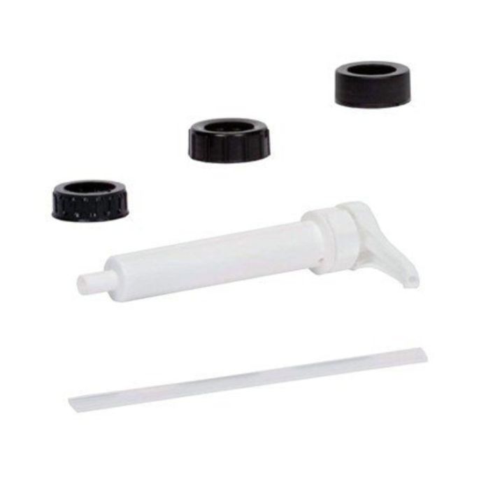 Universele doseerpomp 30 ml met 3 afsluitdoppen