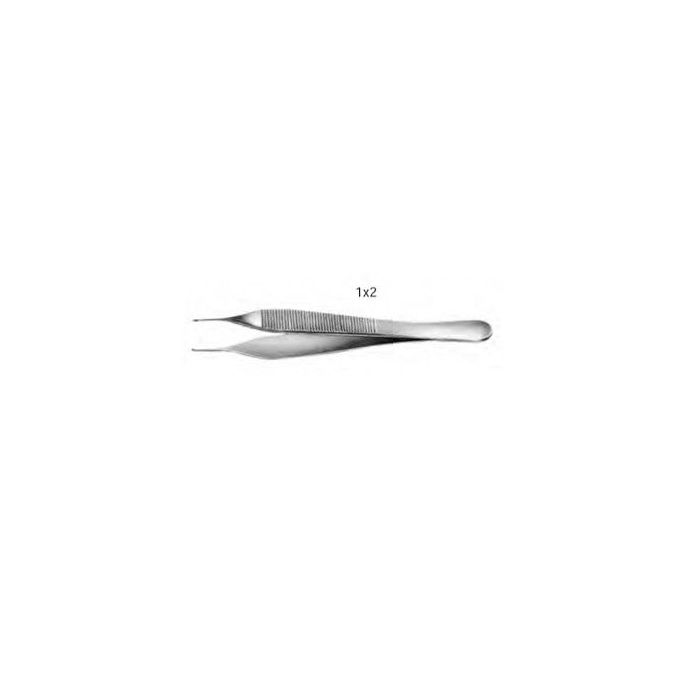 Adson pincet, chirurgisch 1x2 tanden 12 cm RVS