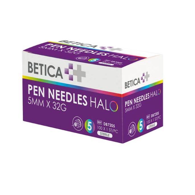 Betica Halo pennaald 5 mm x 32G, 100 stuks